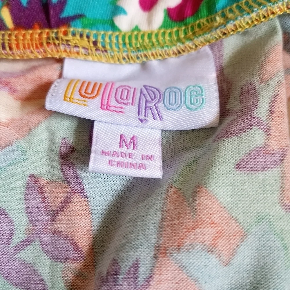 Floral LuLaRoe Madison Pocket Skirt - Picture 5 of 8